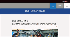 Desktop Screenshot of live-streaming.dk