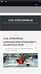 Mobile Screenshot of live-streaming.dk