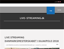 Tablet Screenshot of live-streaming.dk